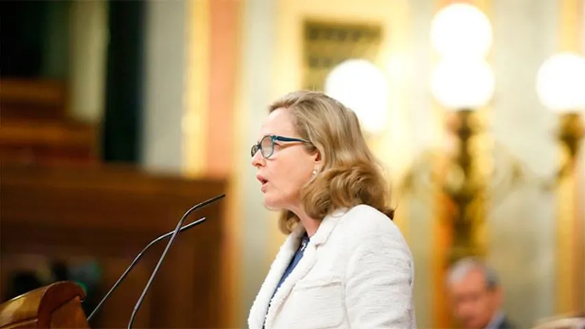 Nadia Calviño medita dimitir antes de ser cesada. (Foto: @Congreso)