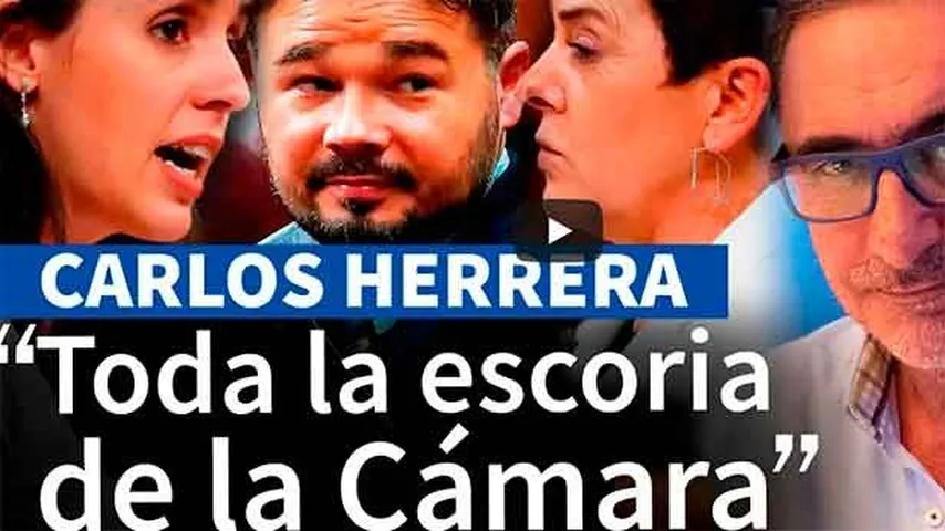 Carlos Herrera, muy crítico con el pacto  de Sánchez con Bildu y ERC. (Imagen: Cadena COPE)