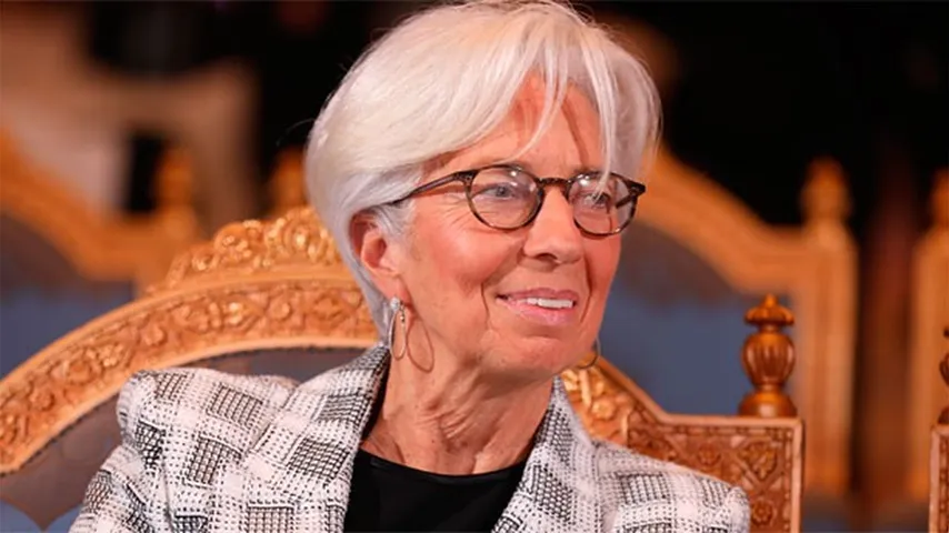 Christine Lagarde con plena confianza en Luis de Guindos. (Foto: @Lagarde)