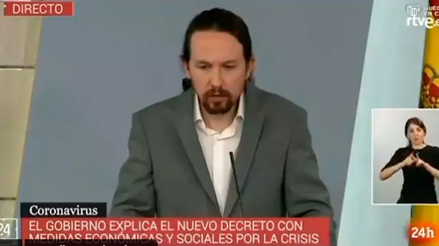 Iglesias ha apuntado a la nacionalización creando temor entre las empresas. (Foto: 24h/RTVE)